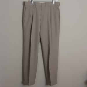⭐Haggar men's tan dress pants
